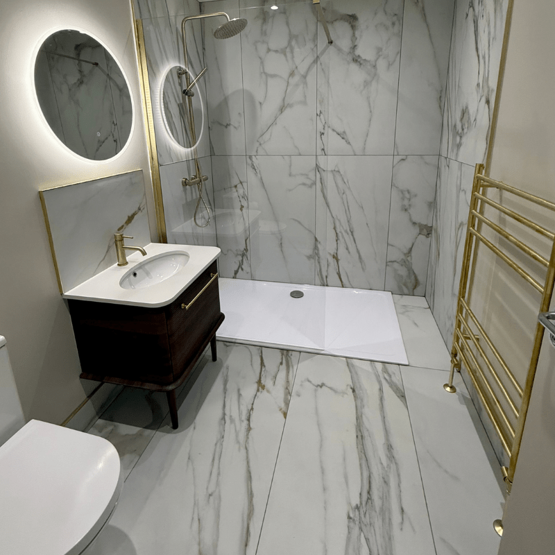 bathroom tiling