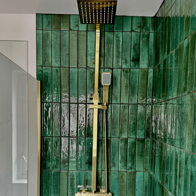 green tiling