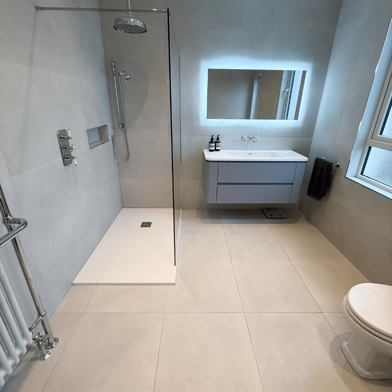 bathroom electrical work